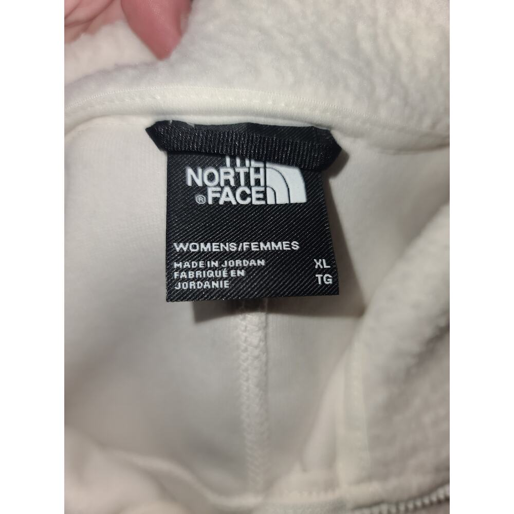 NEW The North Face TNF Cropped Fleece 1/4 Zip Jacket - XL - vintage white - XL - Picture 5 of 7